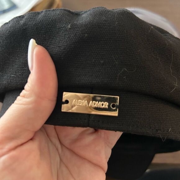 Black Baker Boy / Newsboy Cap / Fisherman Hat - One Size – 100% Cotton new main image 5
